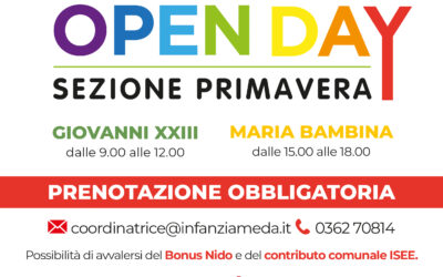 Open Day Sezione Primavera 10 aprile 2021